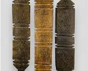 Tuareg Tribal Carved Wood Tent Post North African Pegs
