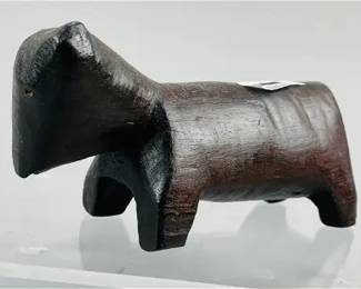 Choko Carved Hardwood Animal Tribal Figurine from Panama
