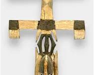 Dogon Tribal Kanaga African Carved and Painted Wood Mask Mali #2
