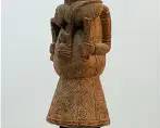 Benin Carved Wood Royal Nigerian Edo Tribal Court Official African Statue
