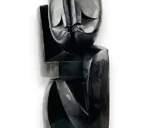 Makonde Carved Sepentine African Tribal Modernist Sculpture Tanzania
