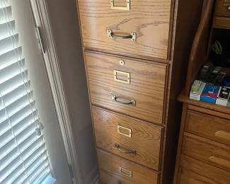 Solid Wood File Cabinet