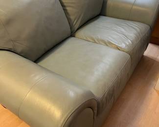 Leather Love Seat