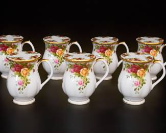 Royal Albert Old Country Roses Hand Painted Dining Set
