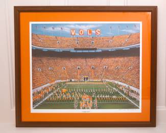 SIGNED Artist Proof Tom Crouse 95 “Looking South” — University of Tennessee Volunteer Vols
