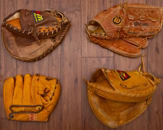 Easton Catcher's Mitt, Wilson Outfitters Glove, Kids Catcher's Mitt, Hutch Cincinnati Outfitters Glove "It's Hutch Built"