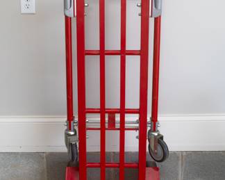 DAYTON 800 LBS Convertible Hand Truck Model #Model 6W855J: 18 in x 10 1/2 in, 48 1/2 in x 13 3/4 in x 12 in, Flat-Free Rubber

