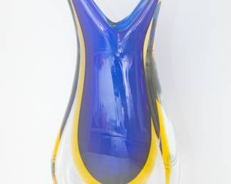 Formia Verti Di Murano Art Glass Vase 
