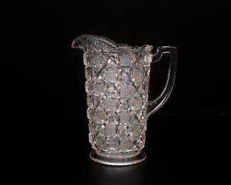 Westmoreland Bridle Rosettes, Checkerboard Pitcher 
