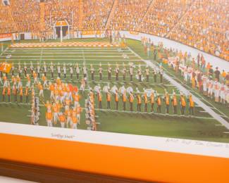 SIGNED Artist Proof Tom Crouse 95 “Looking South” — University of Tennessee Volunteer Vols

