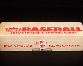Vintage Baseball Cards — Large Collection of Baseball Trading Cards (NIB Never Opened)
