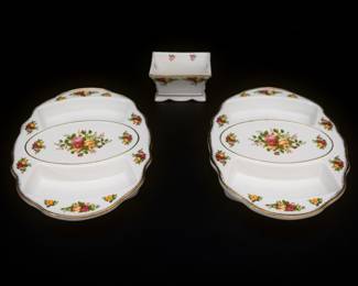 Royal Albert Old Country Roses Hand Painted Dining Set
