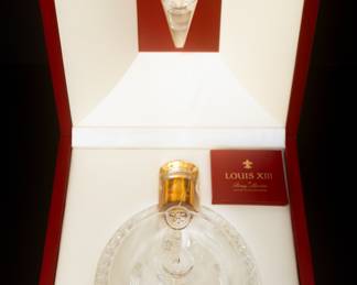 Louis XIII Remy Martin Grande Champagne Cognac Empty Baccarat Crystal Bottle