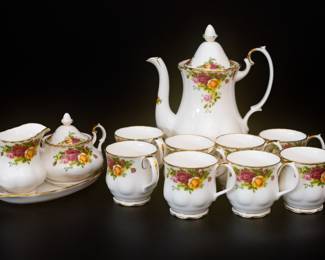 Royal Albert Old Country Roses Hand Painted Dining Set
