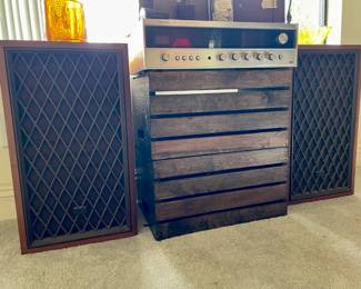 Vintage MCM Receiver and Speakers