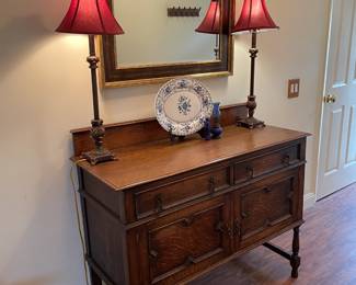 Antique Credenza, Buffett, Sofa Table