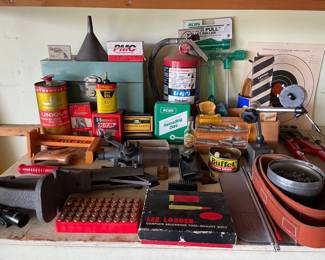 Reloading supplies. Ammo.