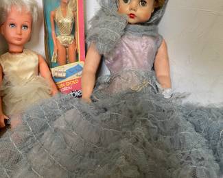 Antique Dolls and Vintage Malibu Barbie
