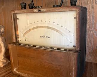 Collectibles. Antique Hotwire Voltage Meter