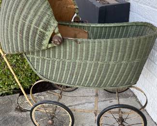 Vintage baby stroller