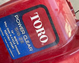 Toro snowblower - NEW