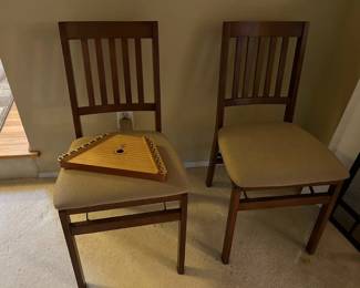 High end folding chairs - ALL ITEMS SOLD
