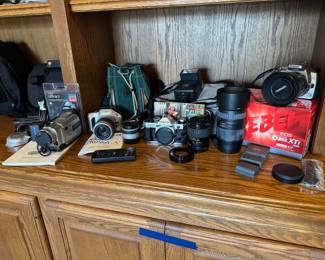 Analog and digital cameras