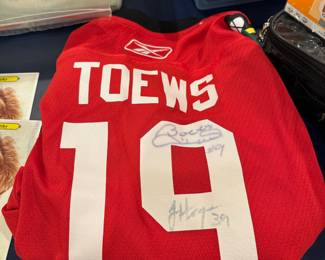 Signed Jonathan Toews practice jersey