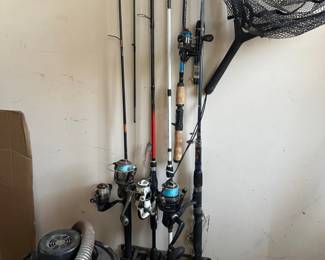 fishing poles