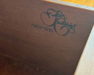 Vintage baroque-style lighted secretary desk cabinet by Henredon Four Centuries.