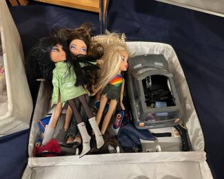 Bratz dolls and accessories