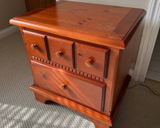 Wood nightstand