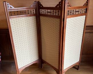 Decorative Carved Wood Screen