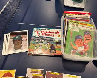 Vintage baseball memorabilia