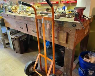 WORK BENCH AND DOLLY