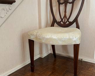 LOVELY SHIELDBACK CHAIR