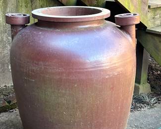 giant sewer tile, bottom has separated