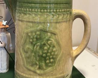 ANTIQUE STONEWARE PITCHER
