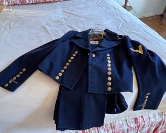 ANTIQUE 19TH C NAVAL UNIFORM (NAVY)