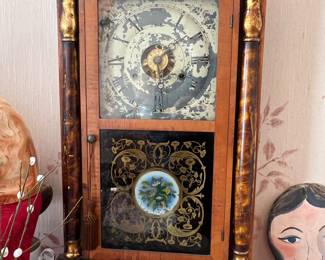 ANTIQUE SHELF CLOCK