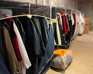 tons of good quality Men’s and Women’s clothing