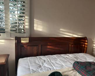 Woodley Fine furniture sleigh bed headboard.  