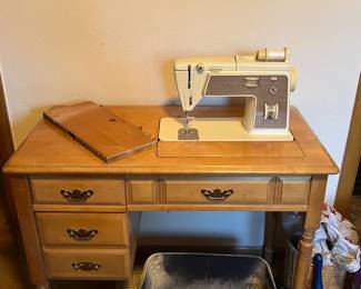 Singer built -in sewing machine.  