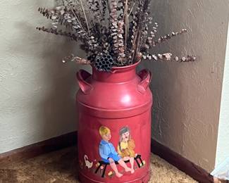 Hand painted milk jug - adorable!