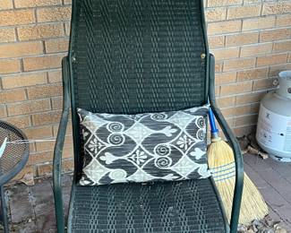 Patio Furniture - 2 chairs and a table.