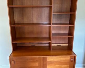 bookcase with cabinet