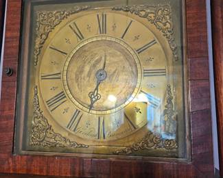 Very old clock . Late 1700s? Needs work but a beautiful antique. 