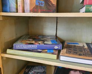 Several coffee table books have been added. Art is the subject!