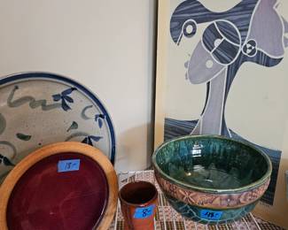 Still have a few pieces of pottery left.