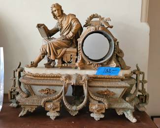 Old mantel clock casing.